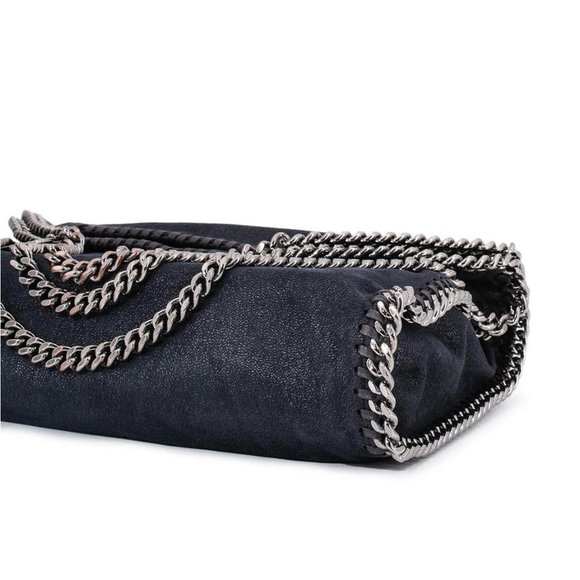 🆕 Authentic Stella McCartney Navy 3 Chain Falabella Tote Bag - Picture 8 of 9